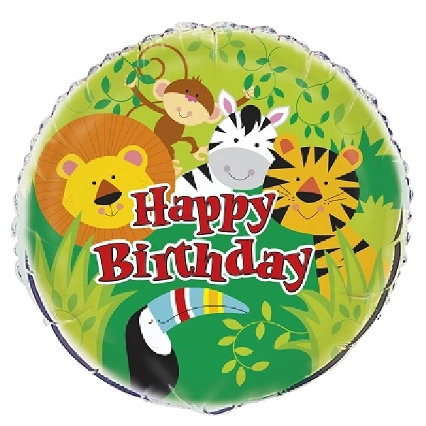 18IN ANIMAL JUNGLE FOIL BALLOON